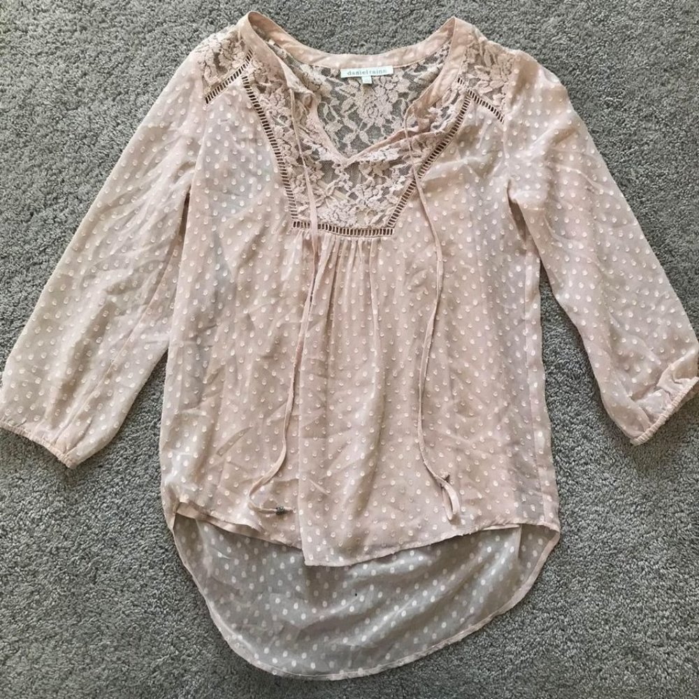 Daniel Rainn Women’s small sheer top with camisole